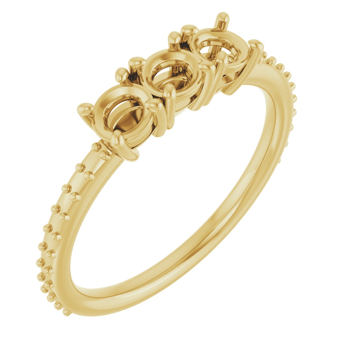 Three-Stone Anniversary Band