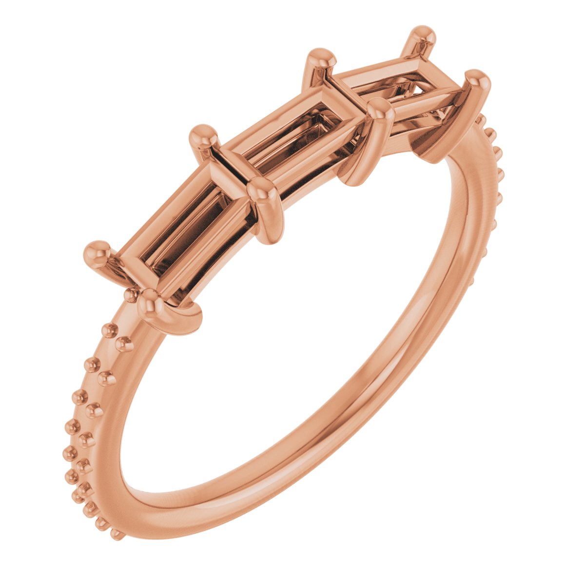 Three-Stone Anniversary Band