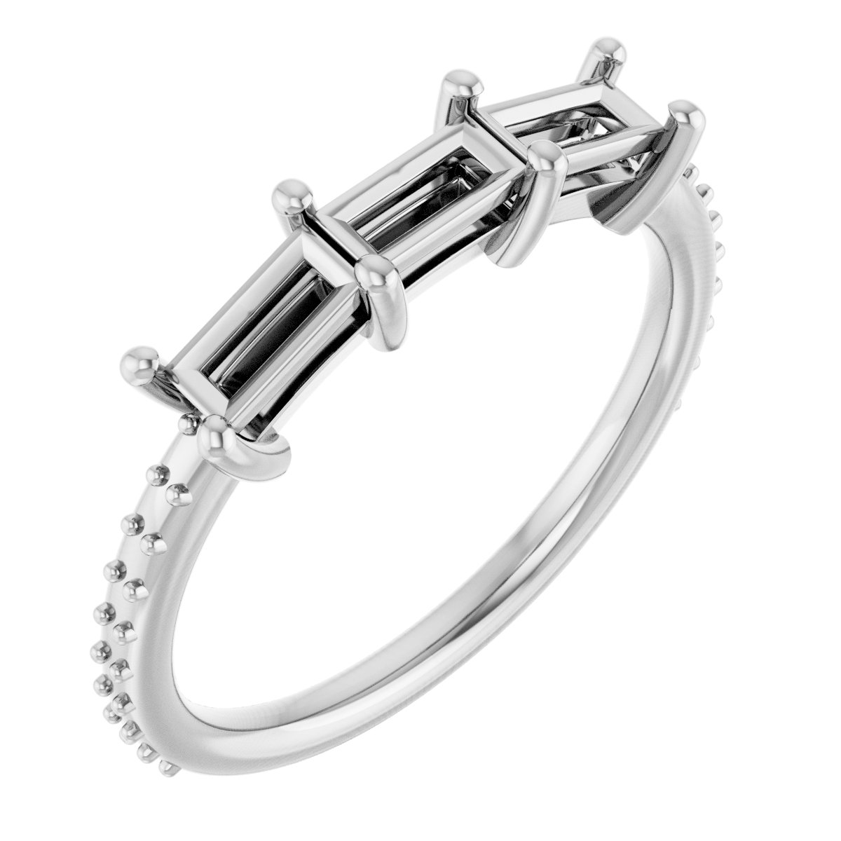 Three-Stone Anniversary Band