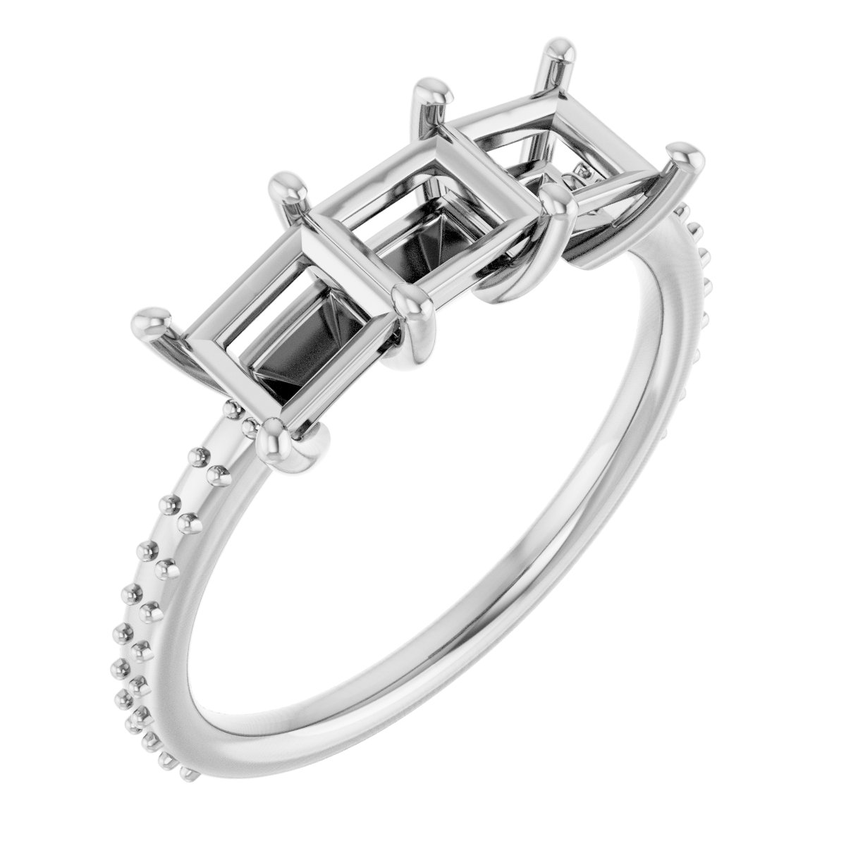 Three-Stone Anniversary Band