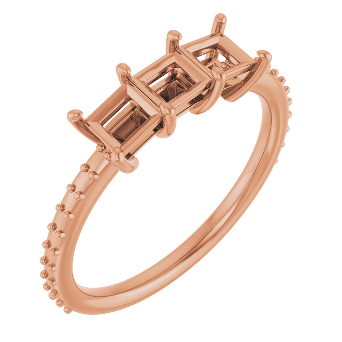 Three-Stone Anniversary Band