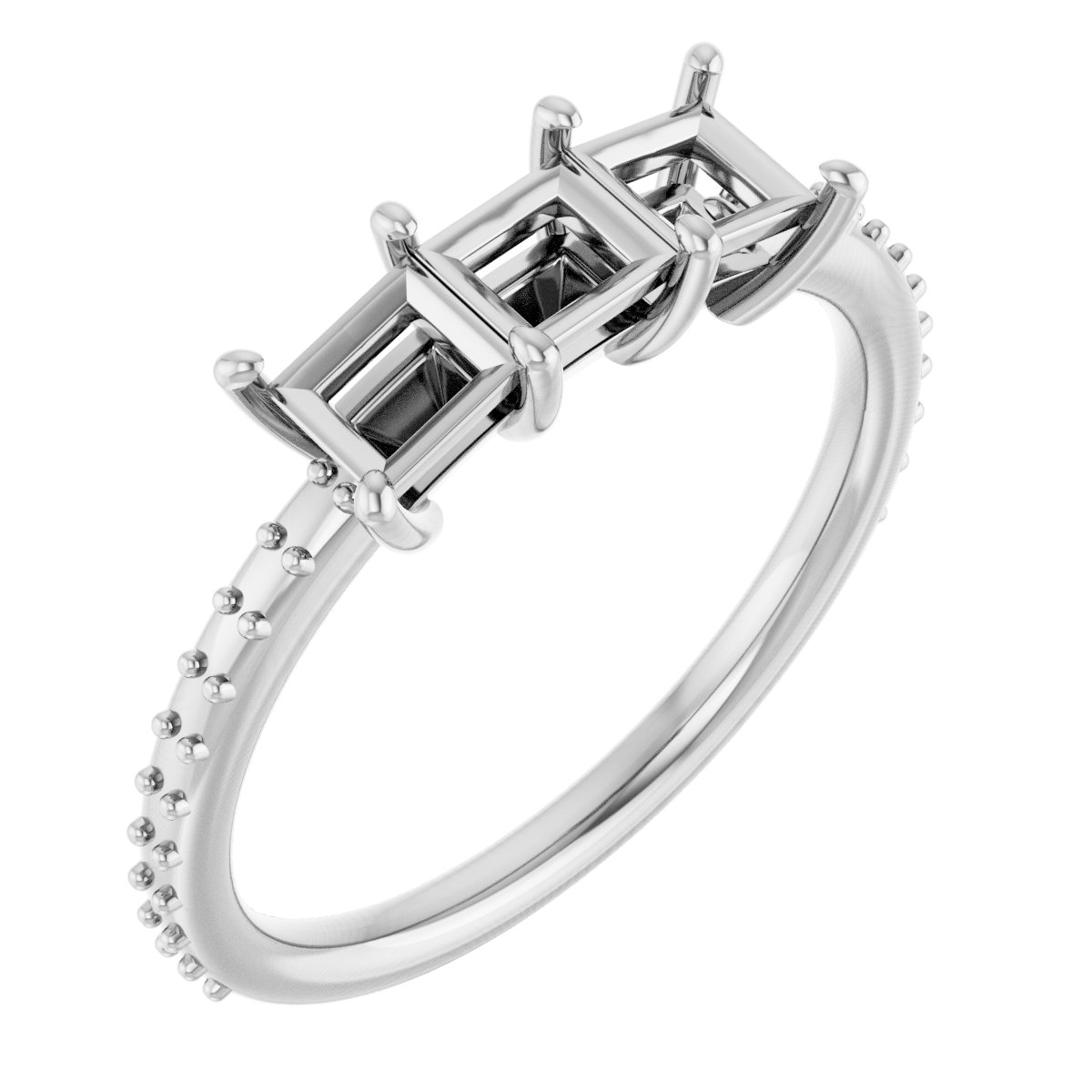 Three-Stone Anniversary Band