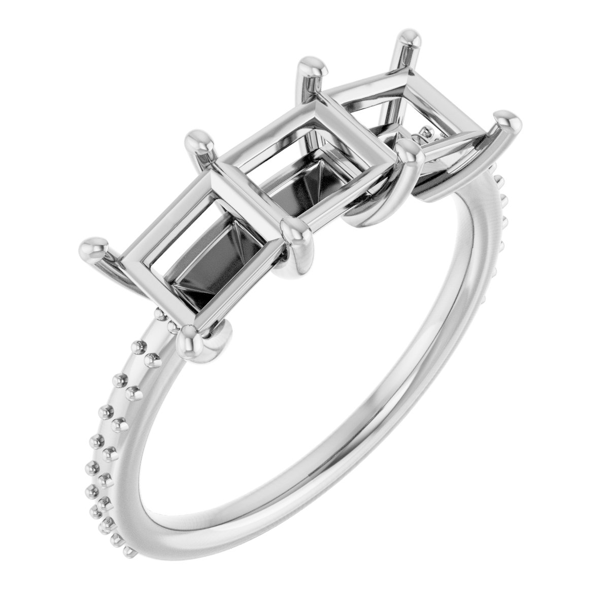 Three-Stone Anniversary Band