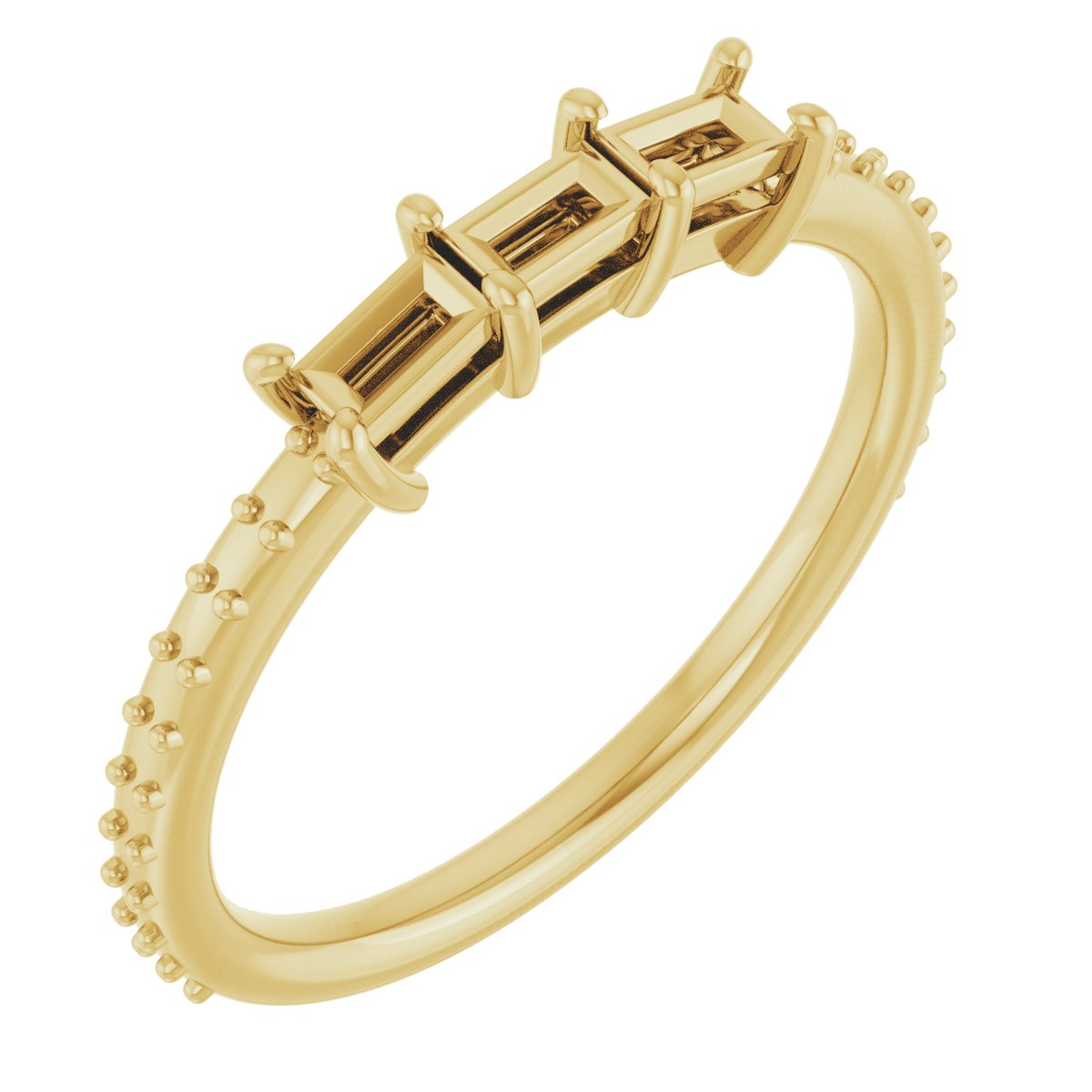 Three-Stone Anniversary Band