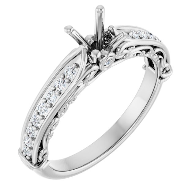 14k White Gold