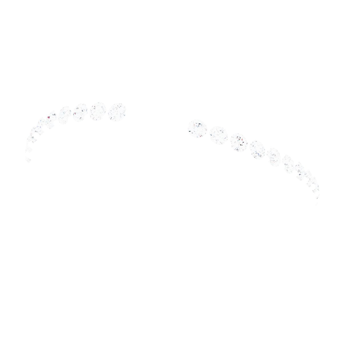 14K White 1/5 CTW Diamond Criss-Cross Ring