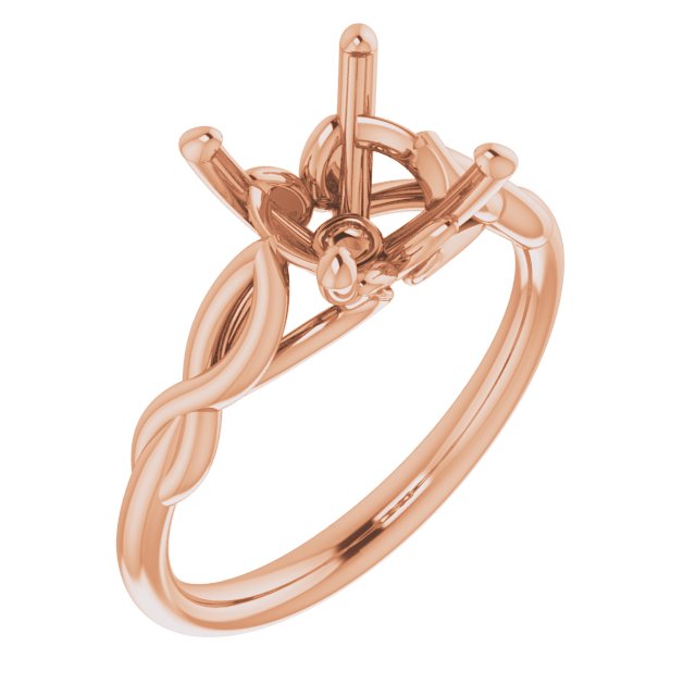 Solitaire Sculptural Engagement Ring