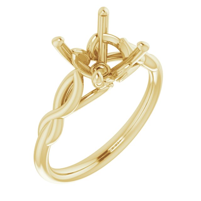 Solitaire Sculptural Engagement Ring