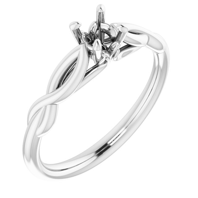 Solitaire Sculptural Engagement Ring