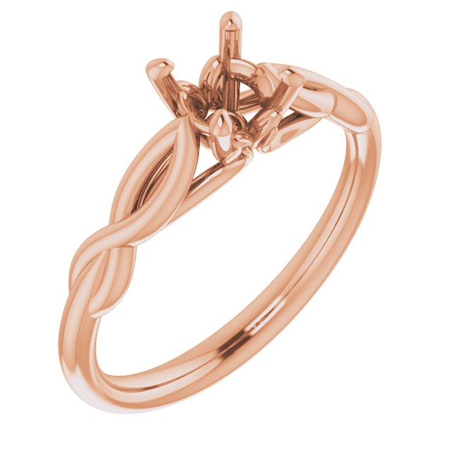Solitaire Sculptural Engagement Ring