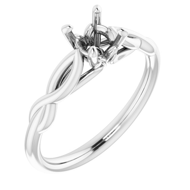 Solitaire Sculptural Engagement Ring