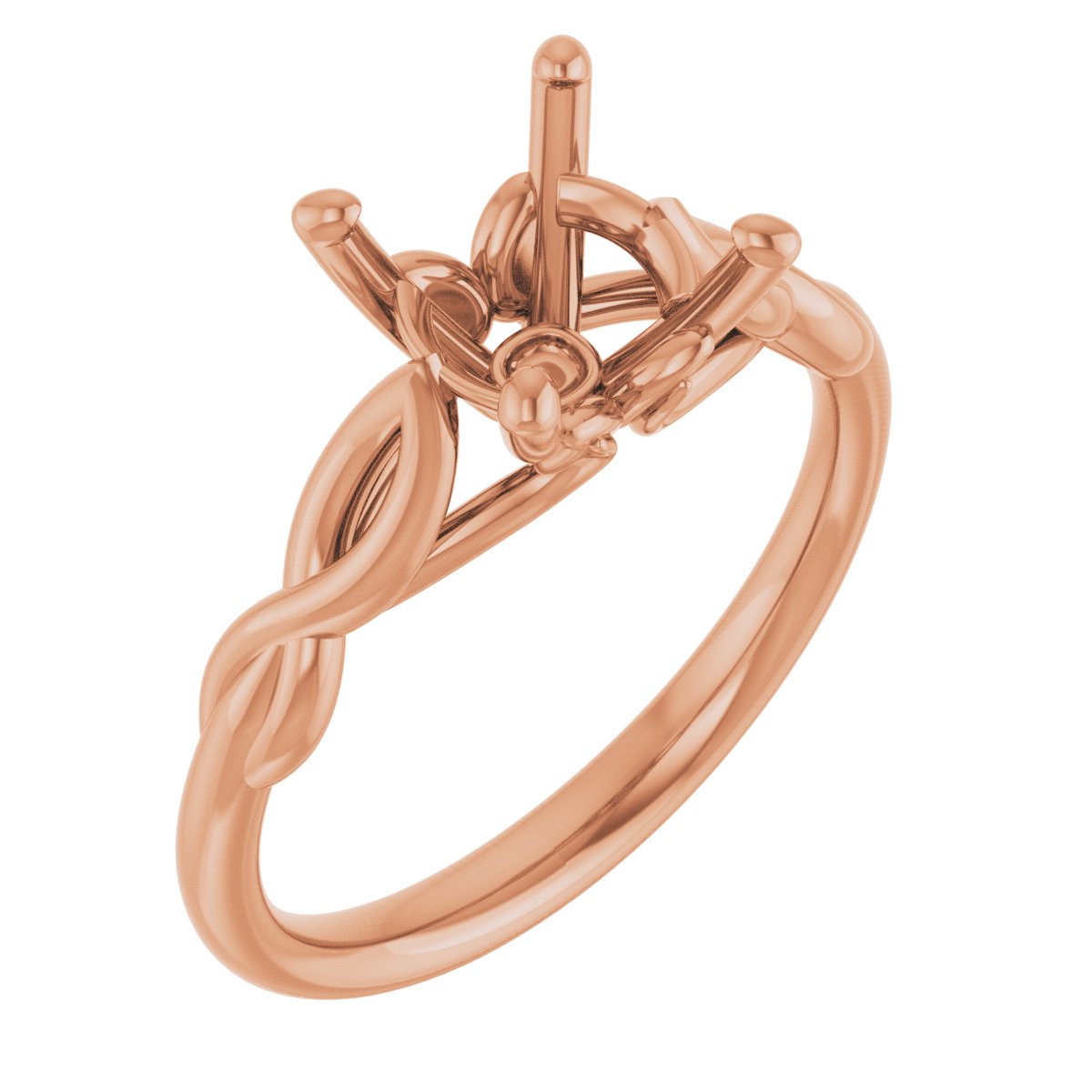 Solitaire Sculptural Engagement Ring