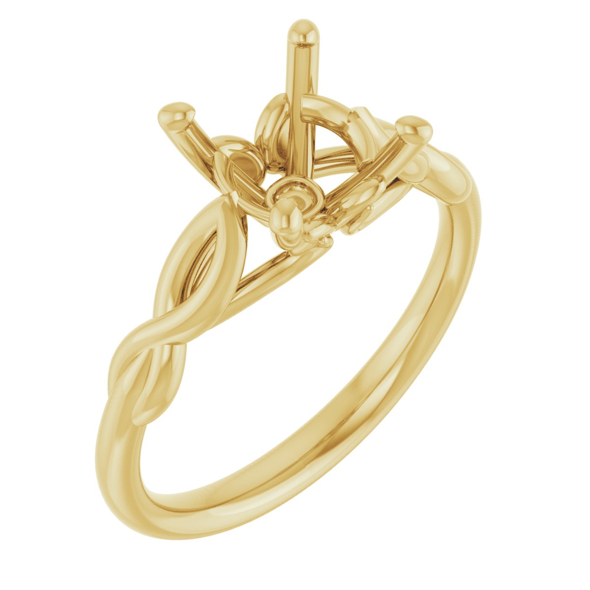 Solitaire Sculptural Engagement Ring