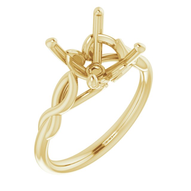 Solitaire Sculptural Engagement Ring