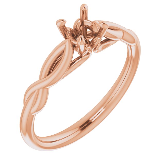 Solitaire Sculptural Engagement Ring