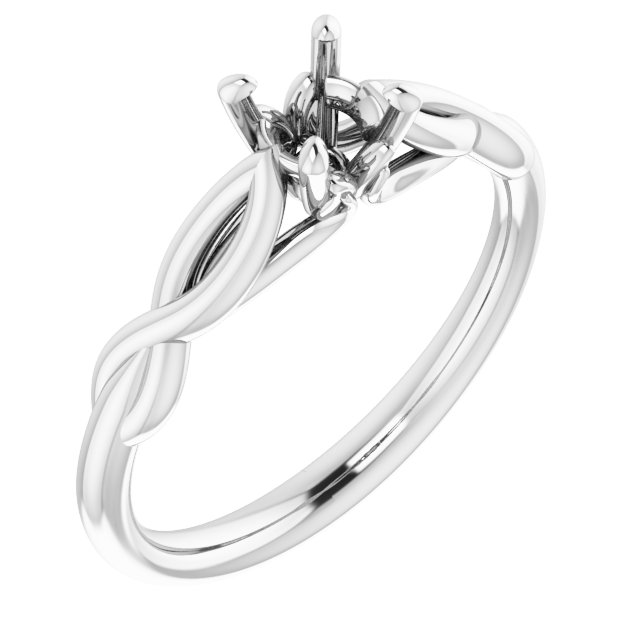 Solitaire Sculptural Engagement Ring