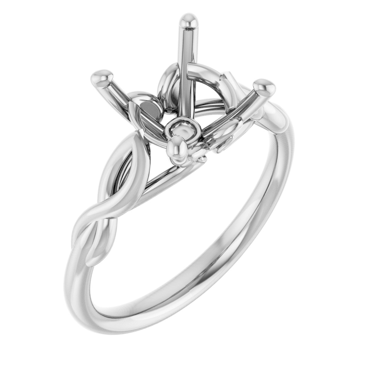 Solitaire Sculptural Engagement Ring