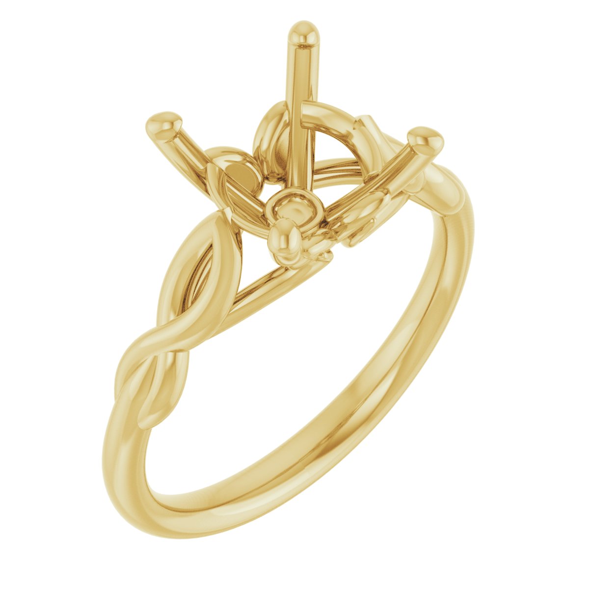 Solitaire Sculptural Engagement Ring
