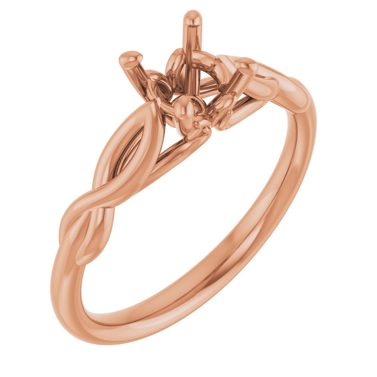 Solitaire Sculptural Engagement Ring