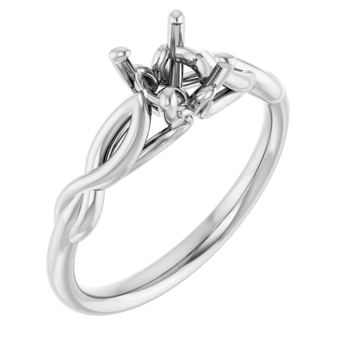 Solitaire Sculptural Engagement Ring