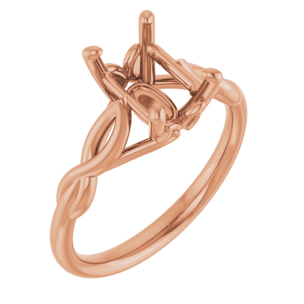 Solitaire Sculptural Engagement Ring