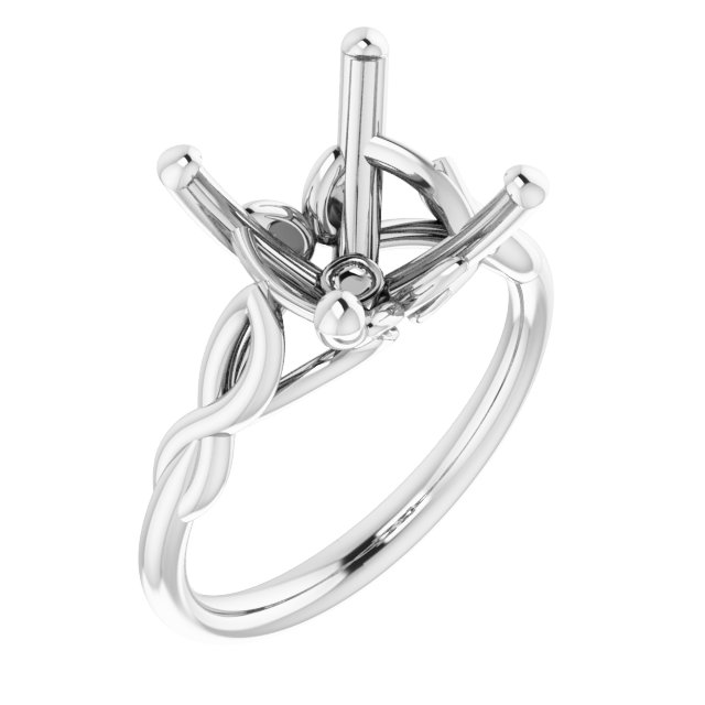 Solitaire Sculptural Engagement Ring