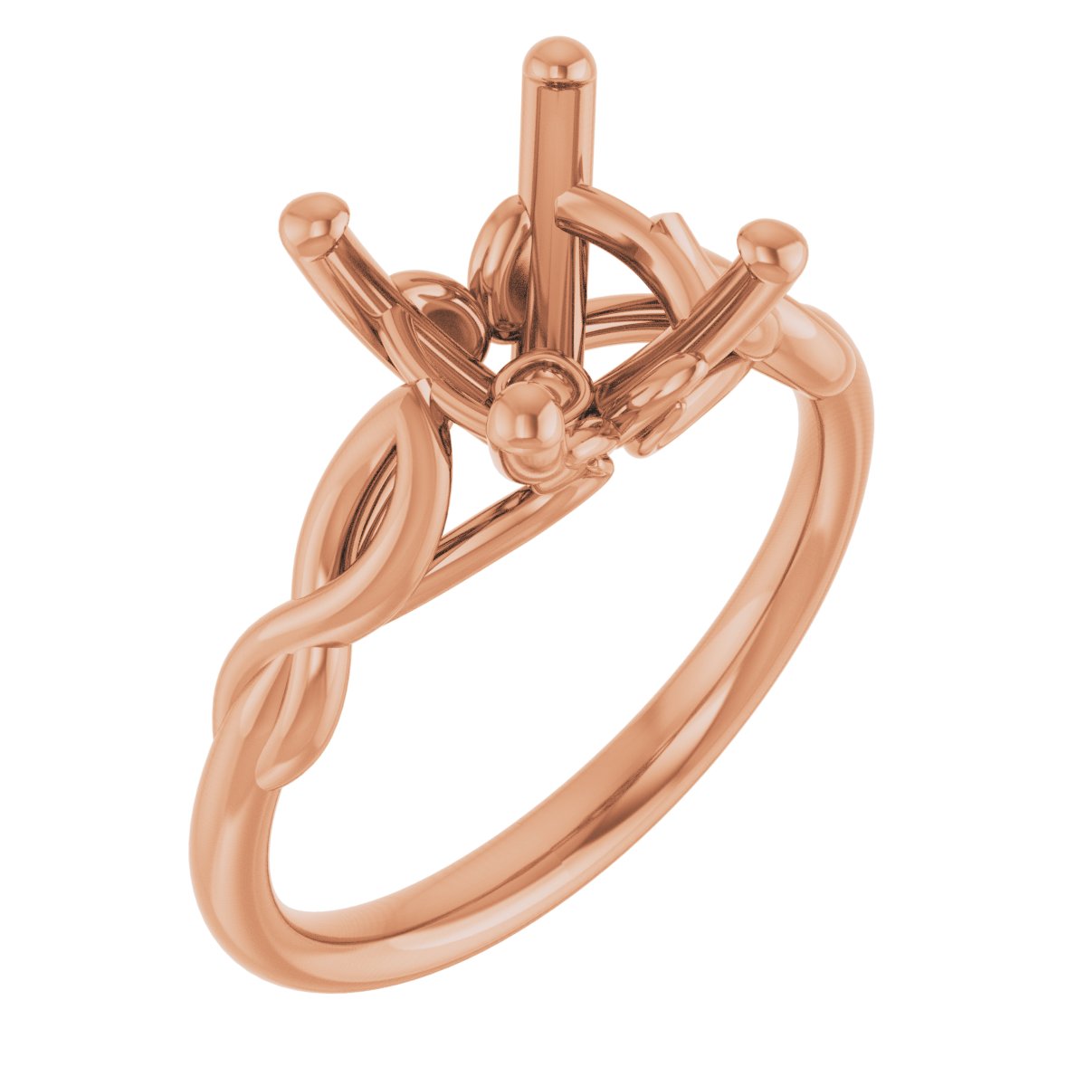 Solitaire Sculptural Engagement Ring