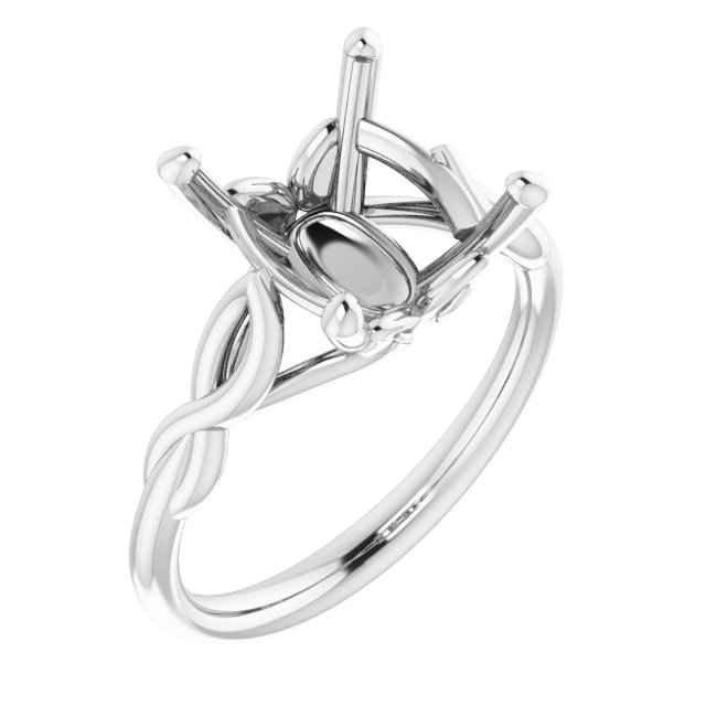 Solitaire Sculptural Engagement Ring