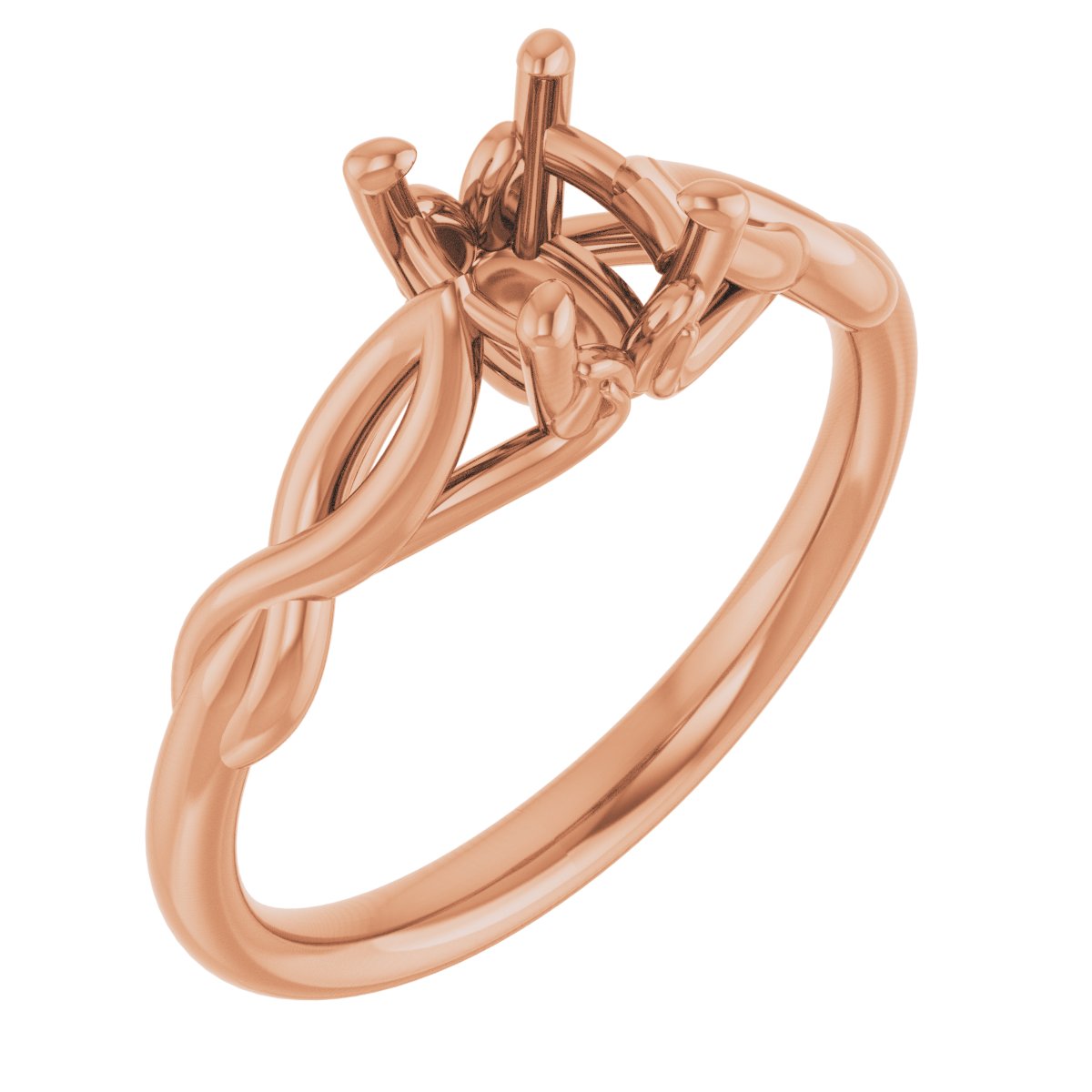 Solitaire Sculptural Engagement Ring