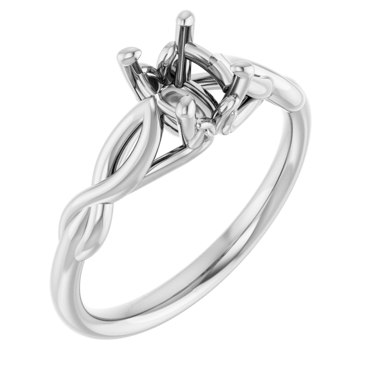 Solitaire Sculptural Engagement Ring