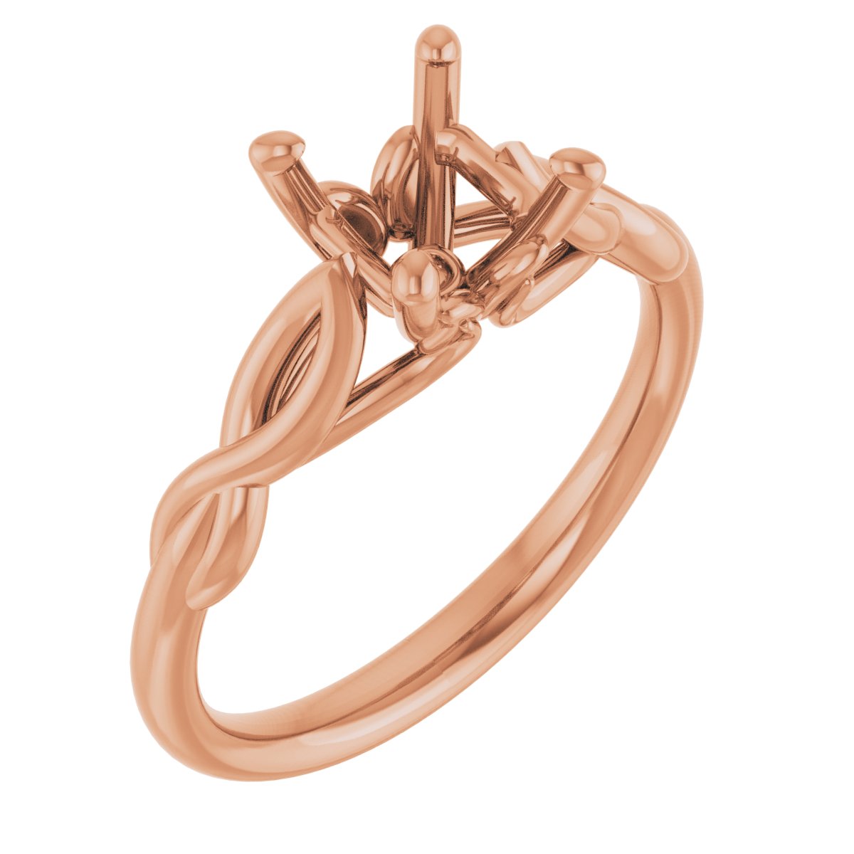 Solitaire Sculptural Engagement Ring