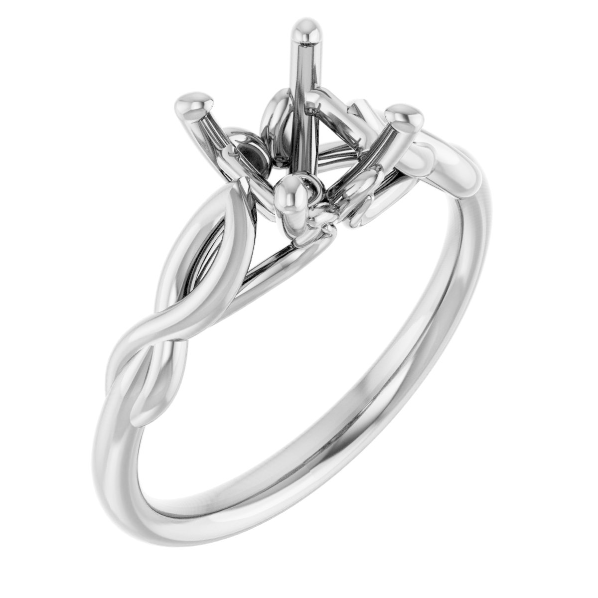 Solitaire Sculptural Engagement Ring