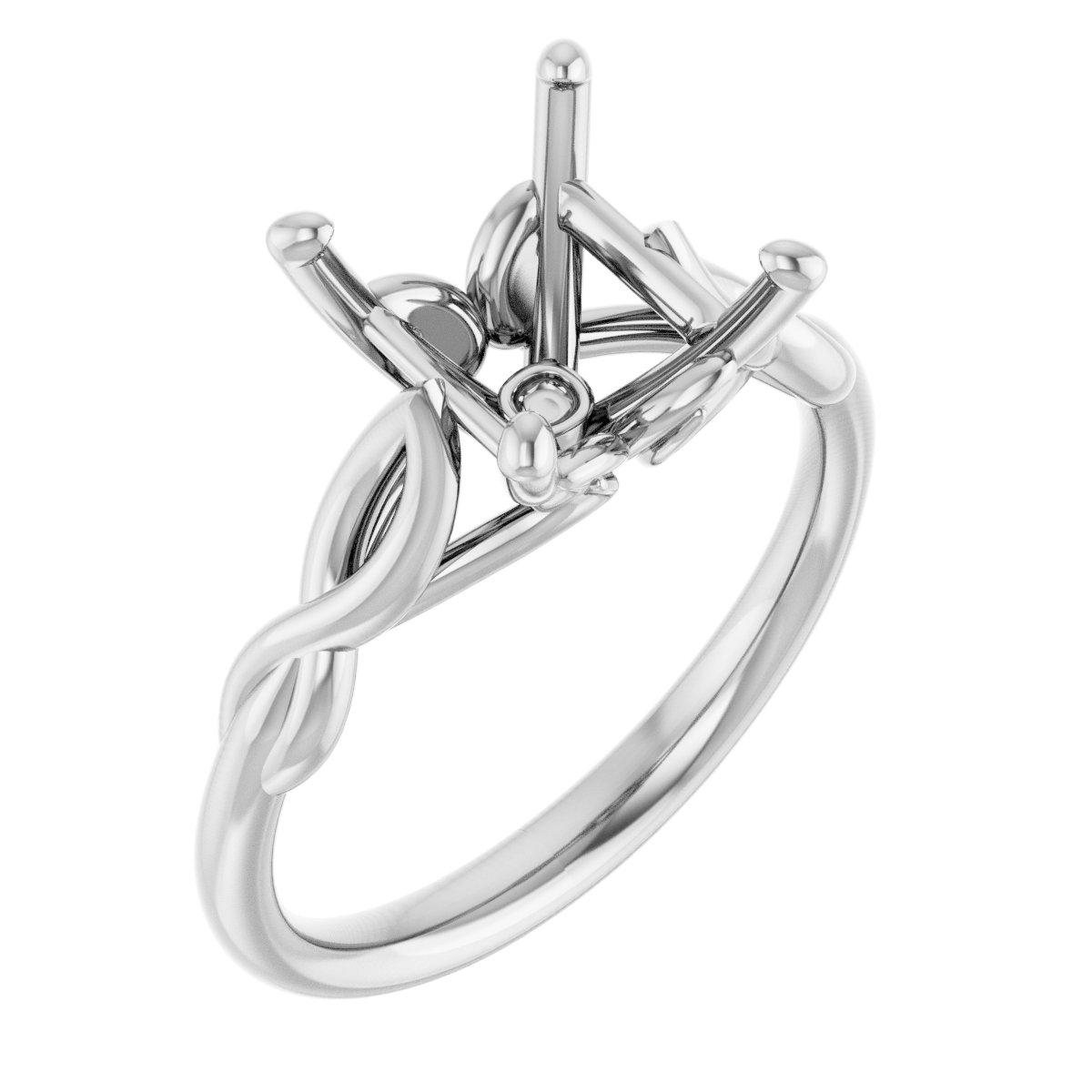 Solitaire Sculptural Engagement Ring