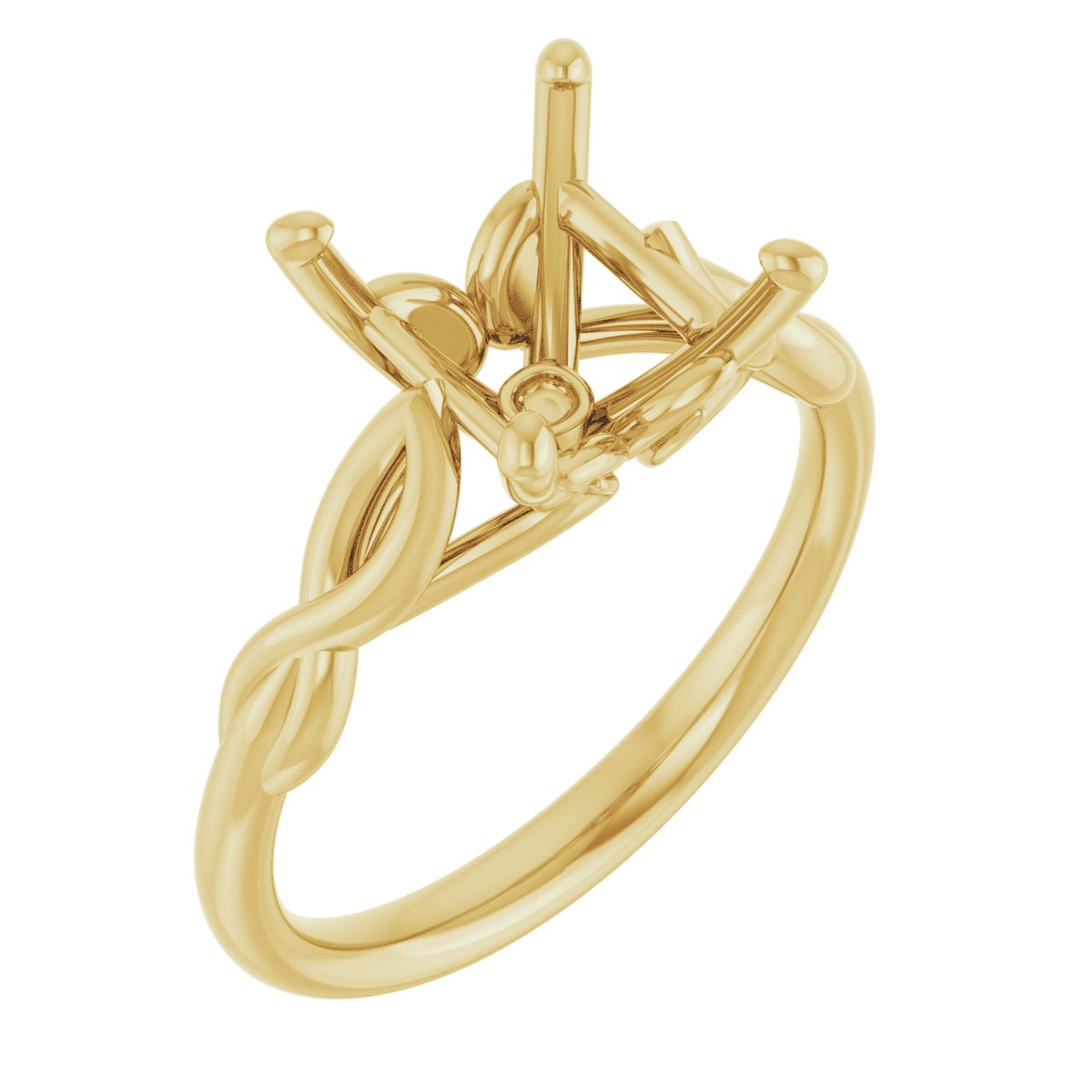 Solitaire Sculptural Engagement Ring