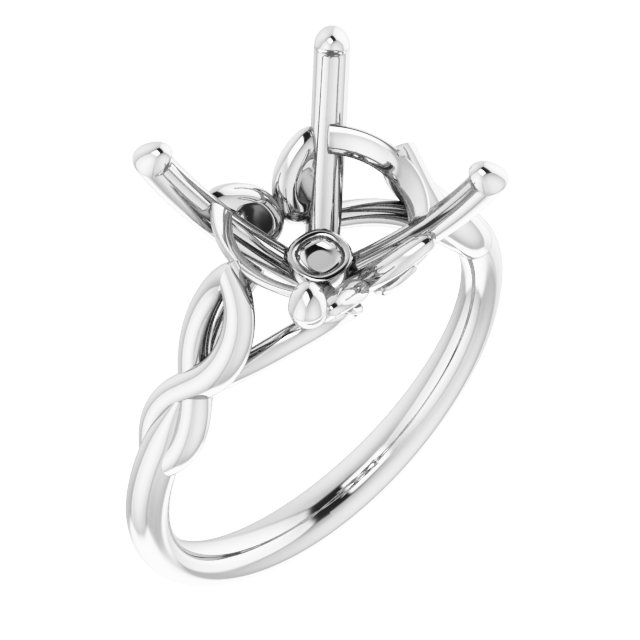 Solitaire Sculptural Engagement Ring