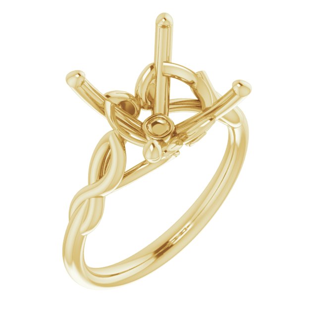 Solitaire Sculptural Engagement Ring