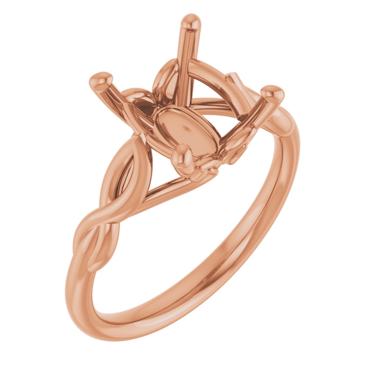 Solitaire Sculptural Engagement Ring