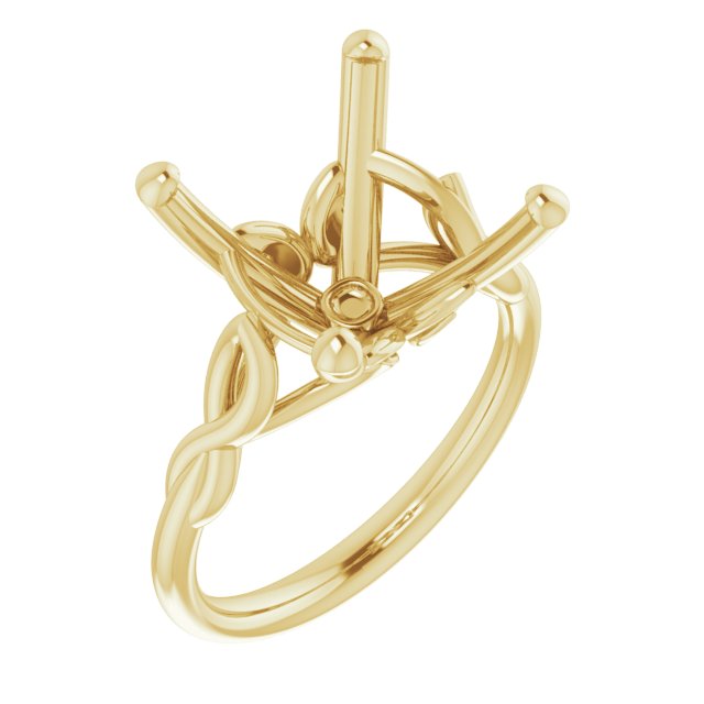 Solitaire Sculptural Engagement Ring