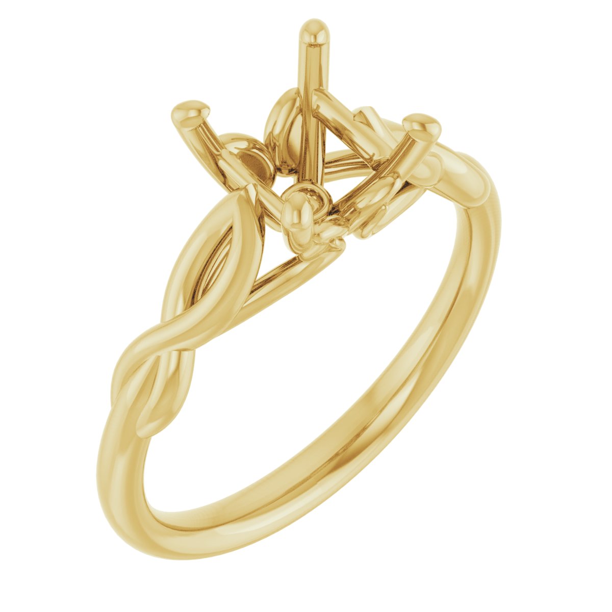 Solitaire Sculptural Engagement Ring