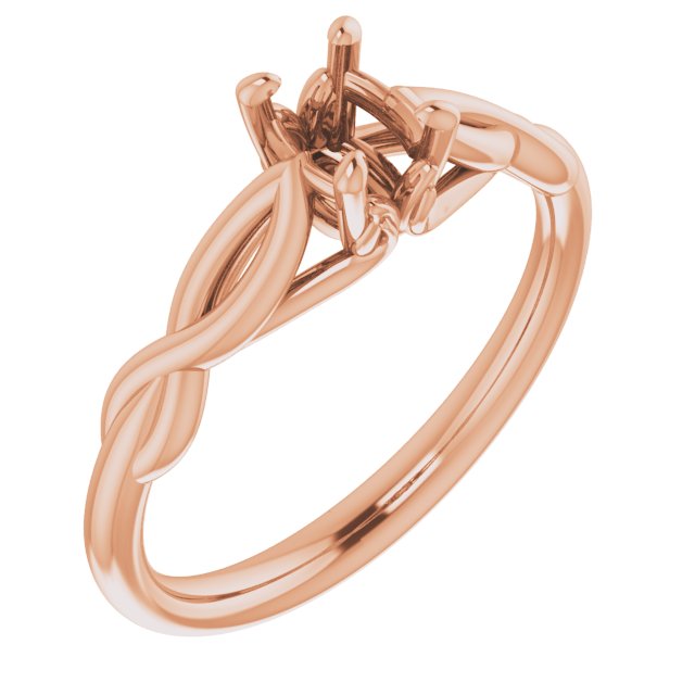 Solitaire Sculptural Engagement Ring