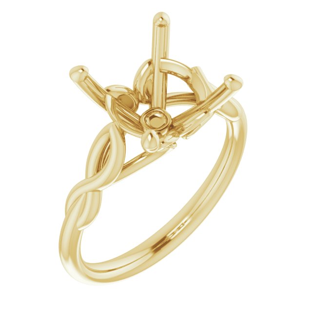 Solitaire Sculptural Engagement Ring