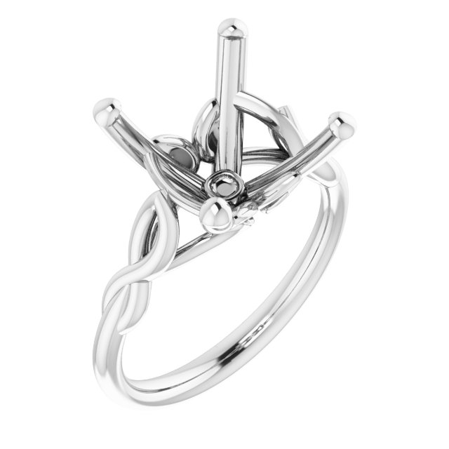 Solitaire Sculptural Engagement Ring