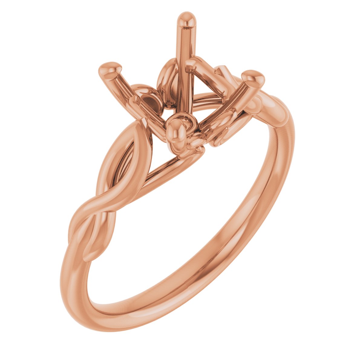 Solitaire Sculptural Engagement Ring