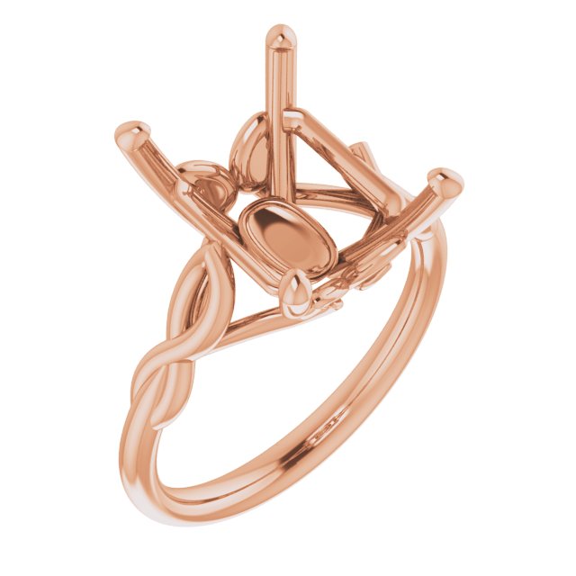 Solitaire Sculptural Engagement Ring