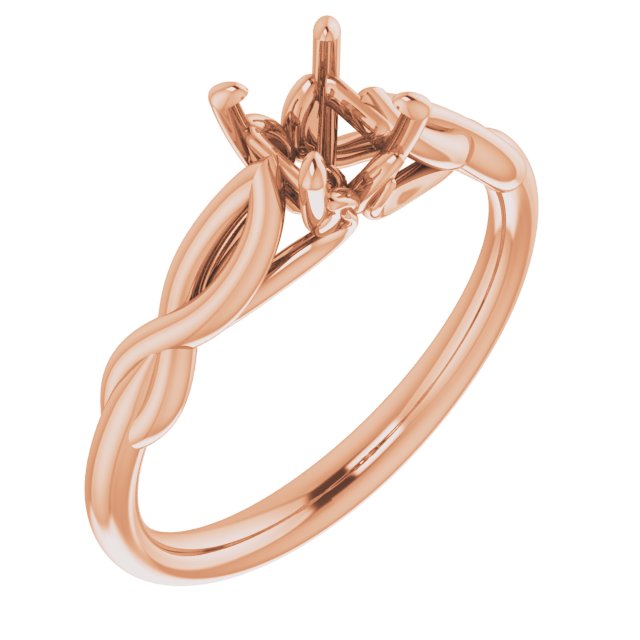 Solitaire Sculptural Engagement Ring