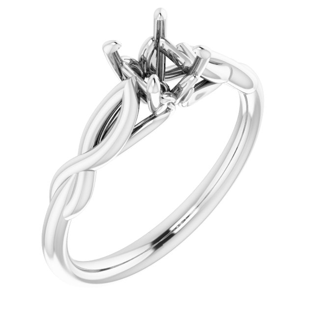 Solitaire Sculptural Engagement Ring