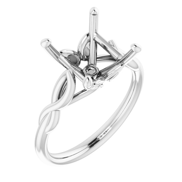 Solitaire Sculptural Engagement Ring