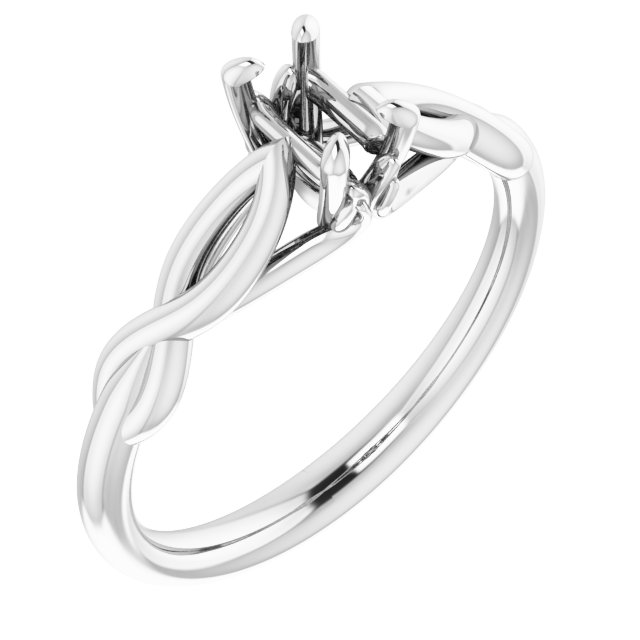 Solitaire Sculptural Engagement Ring