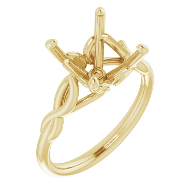 Solitaire Sculptural Engagement Ring