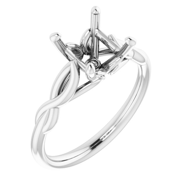 Solitaire Sculptural Engagement Ring